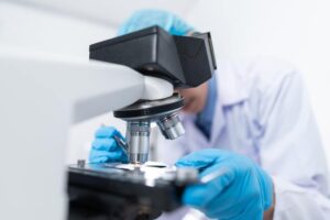 analizando-en-microscopio
